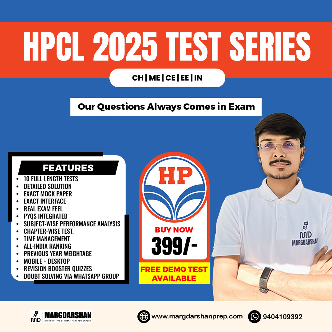 HPCL Test Series 2025 Square Poster